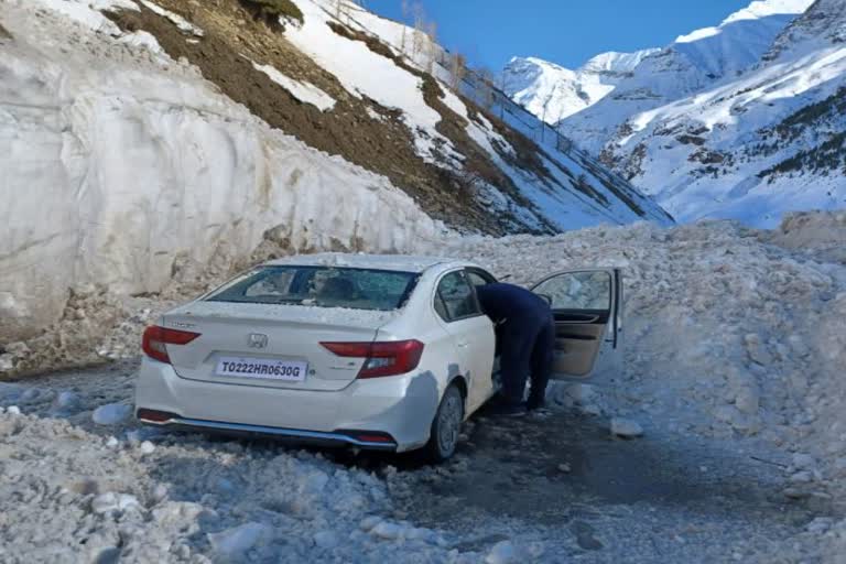 Avalanche in lahaul spiti