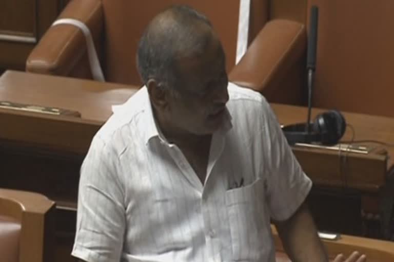 Law Minister Madhuswamy spoke in the assembly