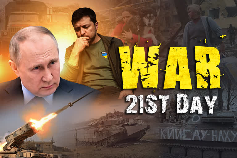 Russia Ukraine war 21th day