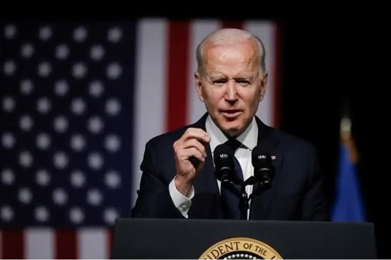 Jo Biden's characterization of Vladimir Putin  Voldimir Selenski address to US congress  white house on russia  Russia Ukraine war  ജോബൈഡന്‍റെ വ്ളാഡിമിര്‍ പുടിനെതിരായുള്ള പരാമര്‍ശം  പുട്ടിനെ ബൈഡന്‍ യുദ്ധകുറ്റവാളിയെന്ന് വിളിച്ചത്  റഷ്യ യുക്രൈന്‍ യുദ്ധം  റഷ്യയ്ക്കെതിരെ വൈറ്റ്ഹൗസ്