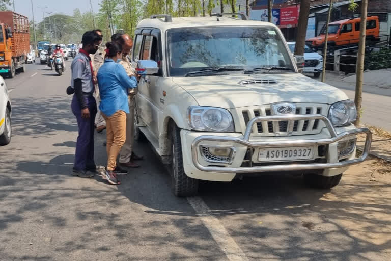 All out campaign by Transport department in Guwahati