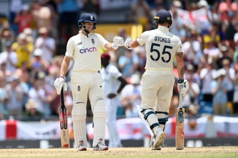 Stokes lashes ton as England declare at 507-9 in Barbados