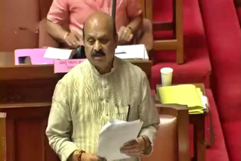 CM Basavaraj bommai speech on budget in council