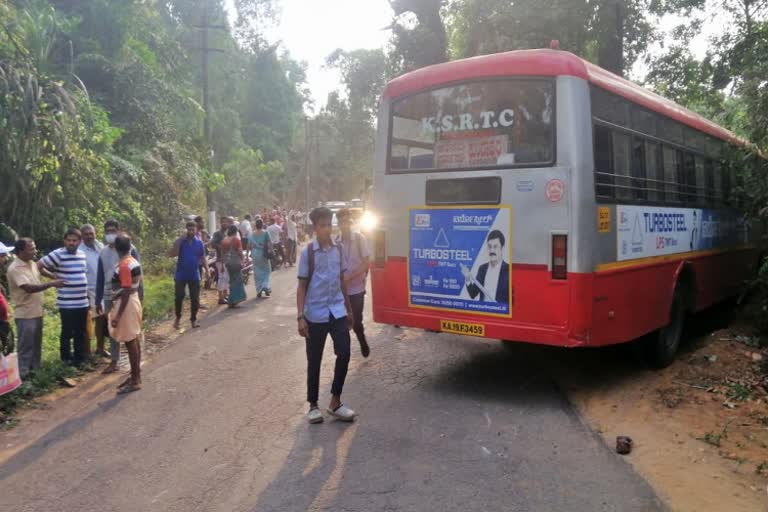 Road Accident at Belthangady