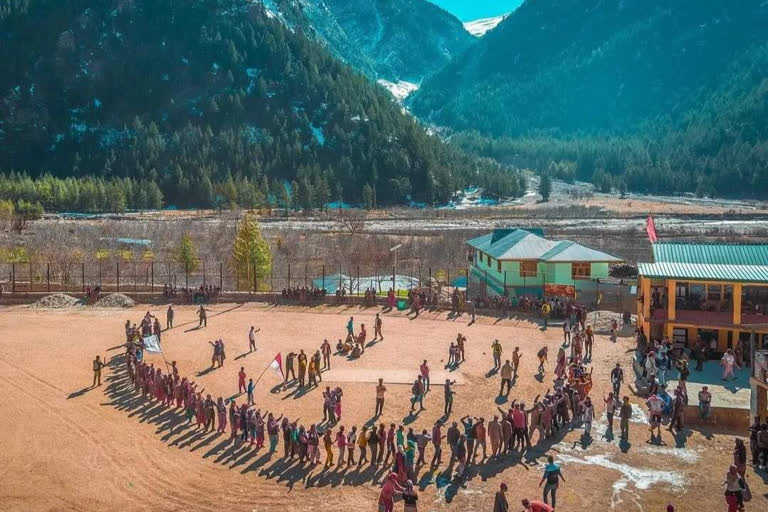 historic Holi festival in Sangla