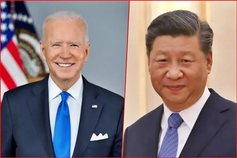 Biden tells Xi consequences if China provides material support to Russia  Biden tells Xi implications if China provides material support to Russia  White House news  Russia and Ukraine news  ರಷ್ಯಾಕ್ಕೆ ಚೀನಾ ವಸ್ತು ಬೆಂಬಲವನ್ನು ನೀಡಿದರೆ ಹೆಚ್ಚೆಚ್ಚು ಸಮಸ್ಯೆಗಳು ಉಲ್ಭಿಸುತ್ತವೆ  ಕ್ಸಿಗೆ ಯುದ್ಧದ ಬಗ್ಗೆ ಬೈಡನ್​ ವಿವರಣೆ  ರಷ್ಯಾ ಮತ್ತು ಉಕ್ರೇನ್​ ಯುದ್ಧ