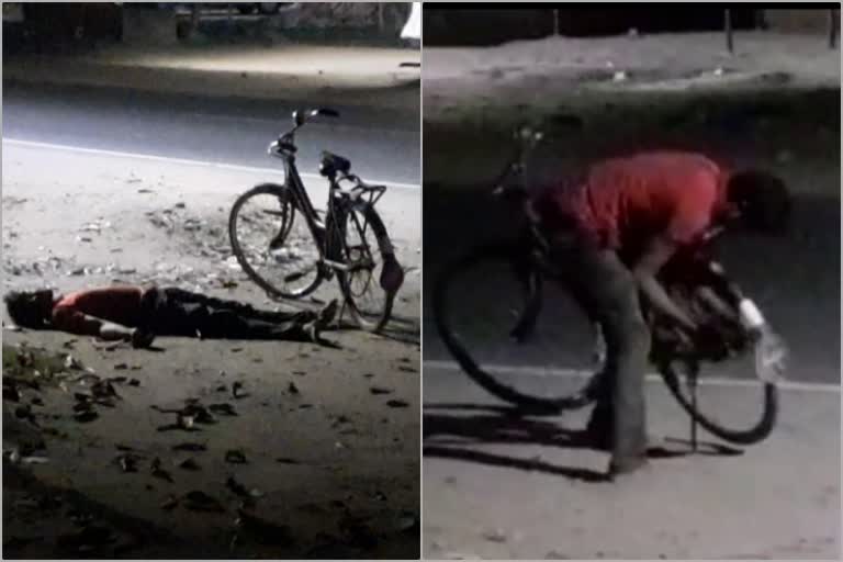 bihar drunken man video viral