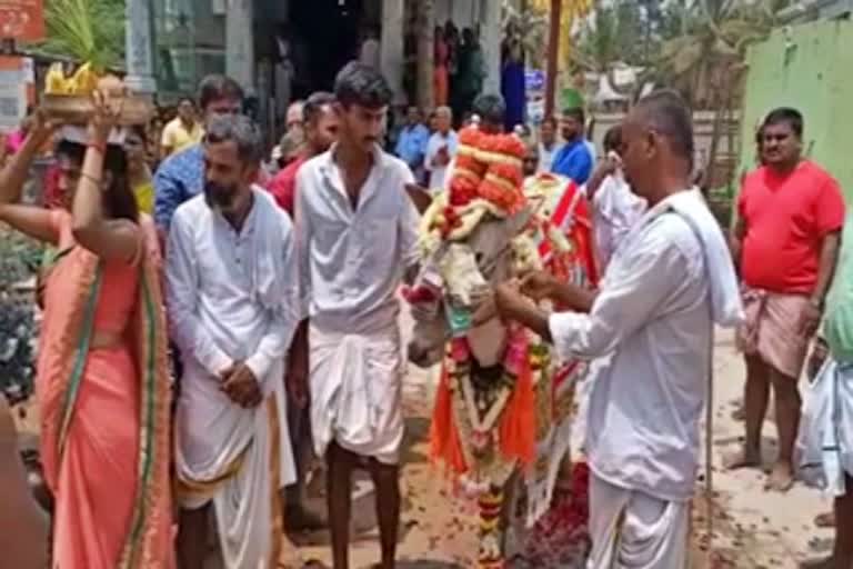 gowdagere-chamundeshwari-basavappa-temple-festival-at-ramanagara