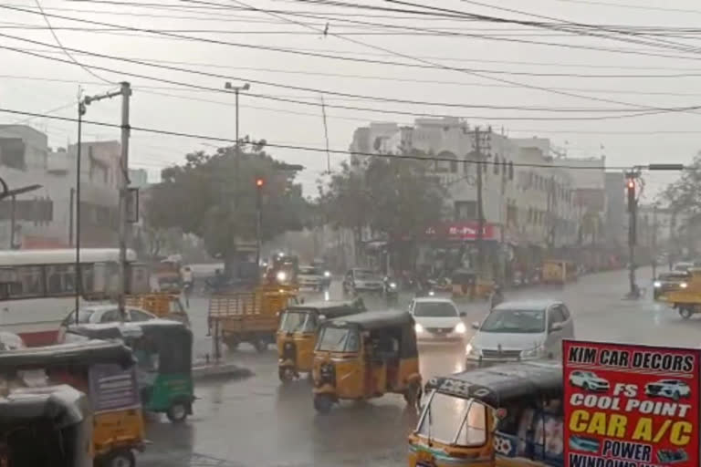 Rain in Hyderabad