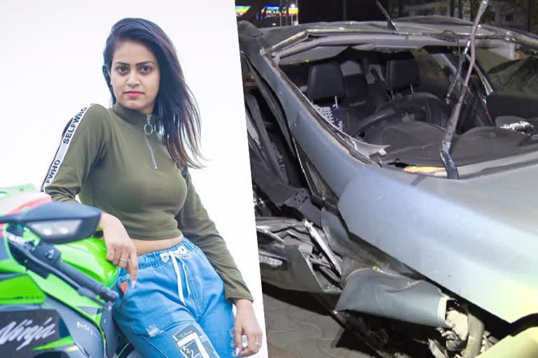 Youtuber Gayatri died in a Road accident