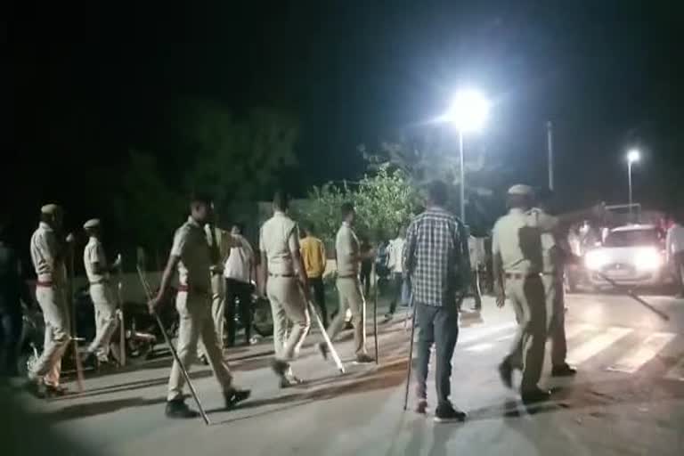 sword attack in chittorgarh dispute