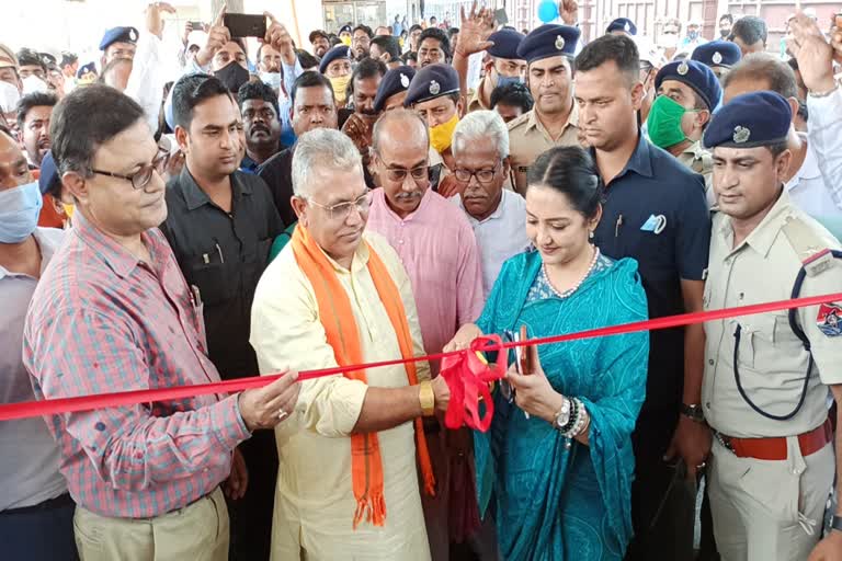 Bridge Inauguration Dilip Ghosh and June Malia