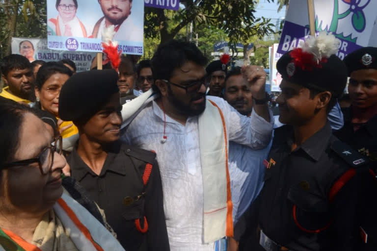 Babul Supriyo Campaign At Ballygunge