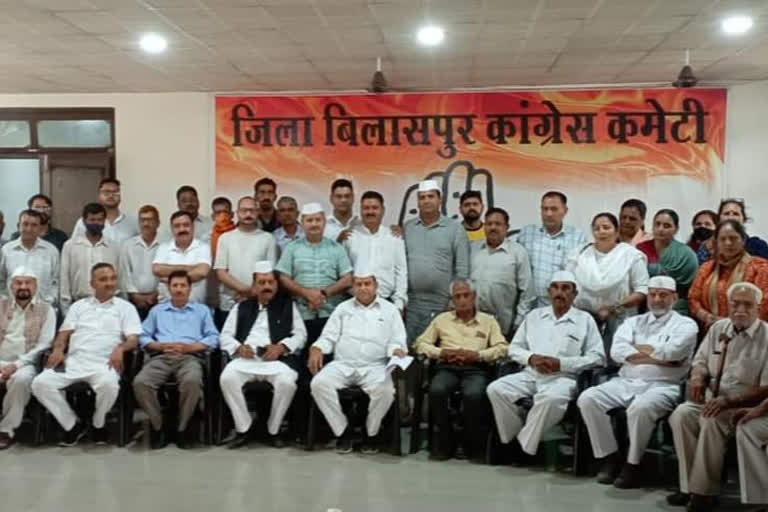 Bilaspur District Congress Seva Dal meeting