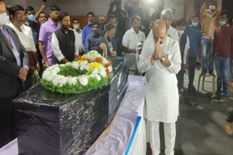 Mortal remains of Karnataka student killed in Ukraine arrives in Bengaluru CM pays homage