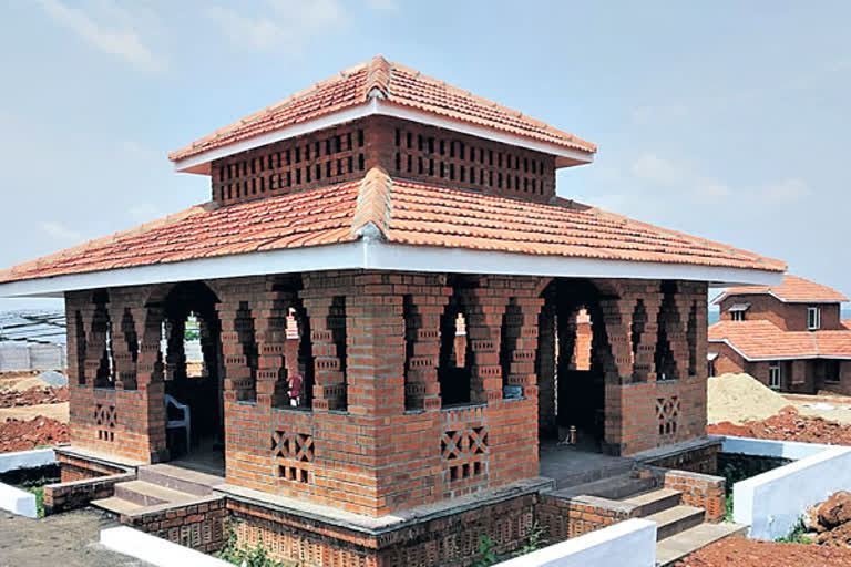 Agama School in annavaram is constructed as ancient gurukulas
