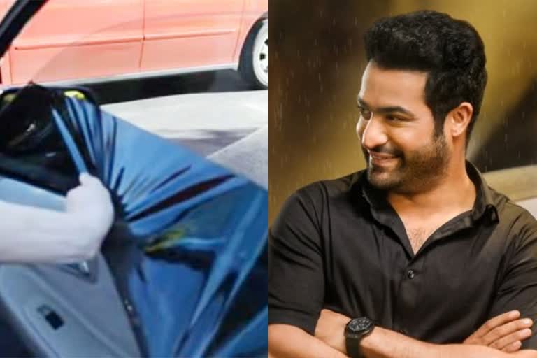 J.NTR Car's Black Film Removed