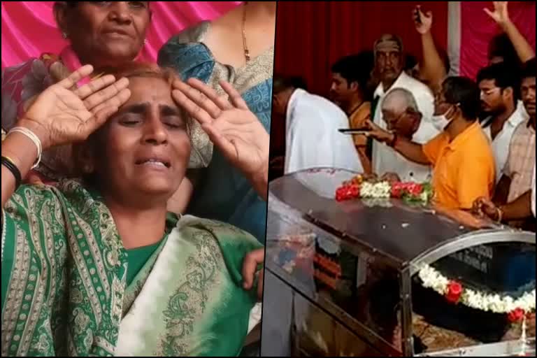 Mother vijayalakshmi gave a salute to her son Naveen