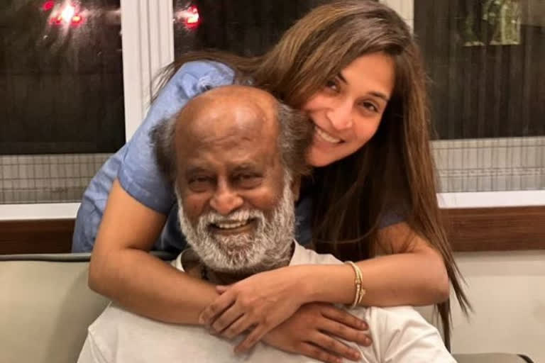 Rajinikanth and Aishwaryaa