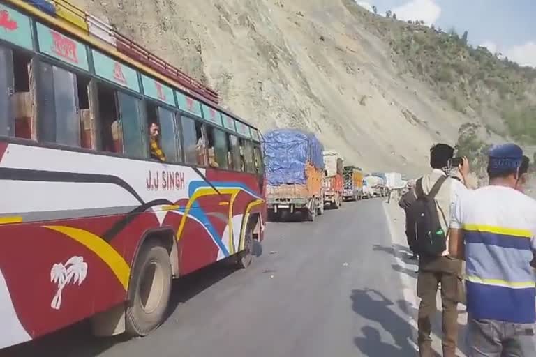 Jammu Srinagar National Highway Restored