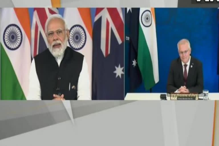 Ind-Aus virtual summit: PM Modi and his Australian counterpart discuss Ukraine issue