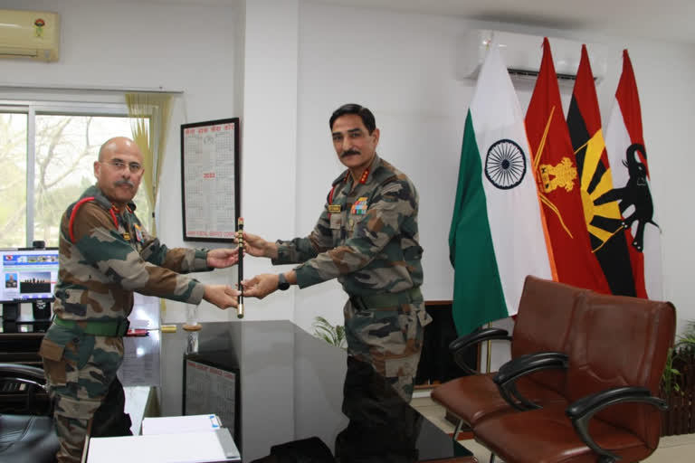 change of command of  Gajraj Corps