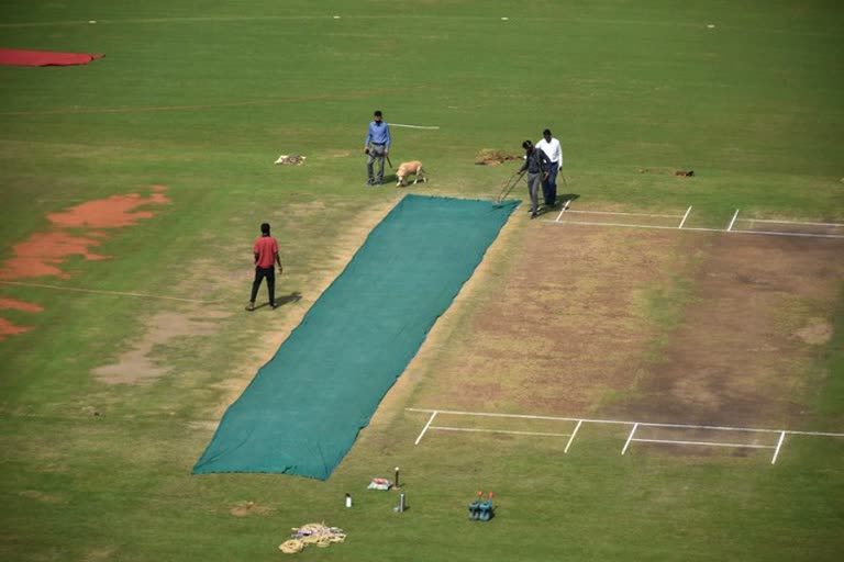 Tripura's international cricket ground likely to be completed by this year  Tripura's international cricket ground  Sushanta Chowdhury  Tripura Sports and Youth Affairs Minister Sushanta Chowdhury  ത്രിപുരയിലെ ഇന്‍റർനാഷണൽ സ്റ്റേഡിയം  ത്രിപുര കായിക മന്ത്രി സുശാന്ത ചൗധരി