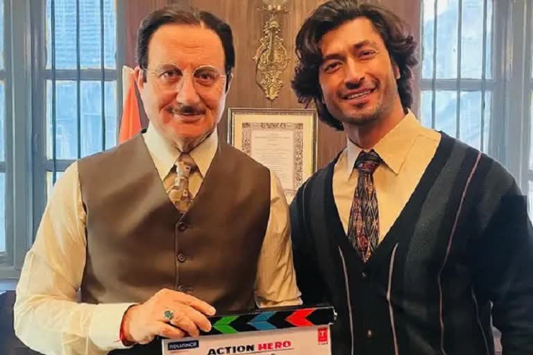 anupam kher joins set of vidyut jamwal movies ib 71 set