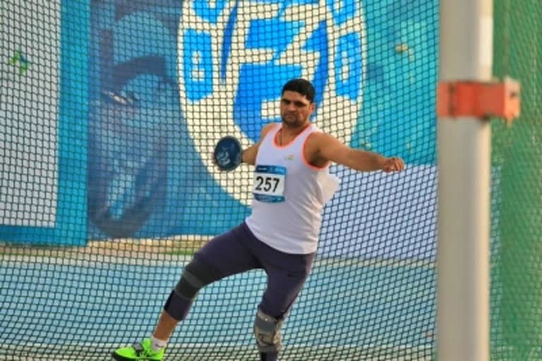 Para Athletics GP  दुबई क्लब फॉर पीपुल ऑफ डिटरमिनेशन ग्राउंड  दुबई वर्ल्ड पैरा एथलेटिक्स चैंपियनशिप ग्रां प्री 2022  पैरा एथलीट धर्मबीर  देवेंद्र सिंह  रजत पदक  Para Athlete Dharambir  Devendra Singh  Silver Medal