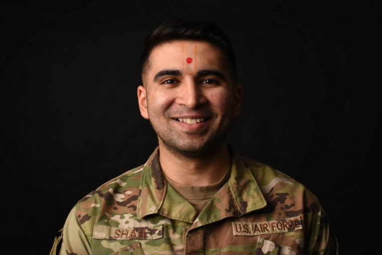 Indian man in US Air Force
