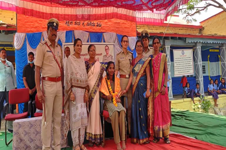 police village meeting program in Kalburgi