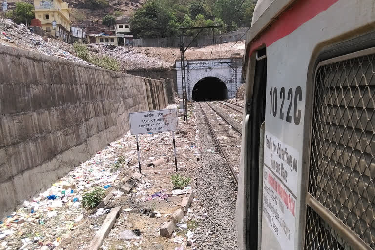 The longest tunnel on the Panvel-Karjat route