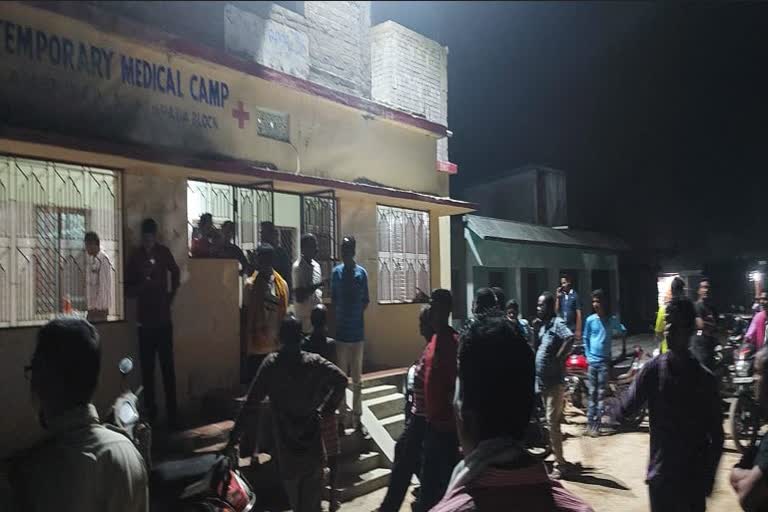 bomb attack on temporary medical camp in adashpur