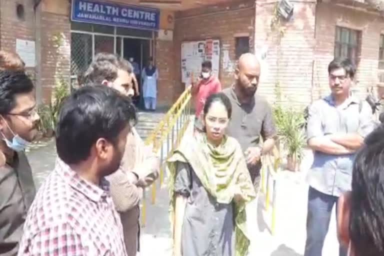 Huge outrage among colleagues over death of student in JNU health center accused of negligence