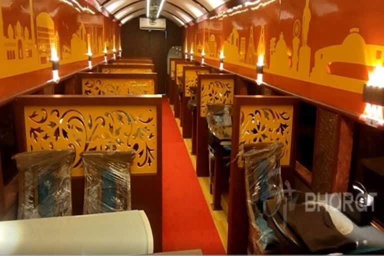 gift to railway passengers  bhopal rail coach restaurant  Aahar rail coach restaurant bhopal  ഭോപ്പാലിൽ കോച്ച് റസ്റ്റോറന്‍റ് ആരംഭിച്ച് റെയിൽവേ  ആഹാർ റെസ്റ്റോറന്‍റ് ആരംഭിച്ച് ഇന്ത്യൻ റെയിൽവേ  Aahar rail coach restaurant in Bhopal for railway passengers