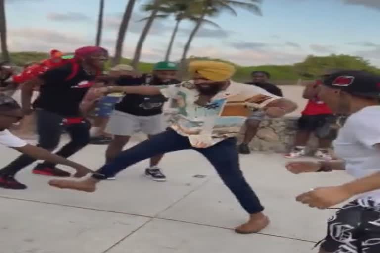 sikh youngster hip hop dance video viral on internet