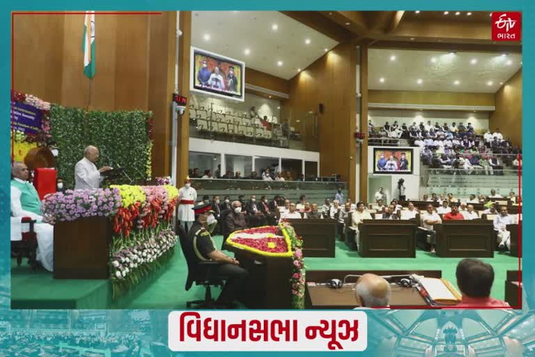 Gujarat Assembly 2022: રાષ્ટ્રપતિ ગૃહની બહાર નીકળતાં પરેશ ધાનાણીએ ગૃહમાં ભારત માતા કી જયના નારા લગાવ્યાં