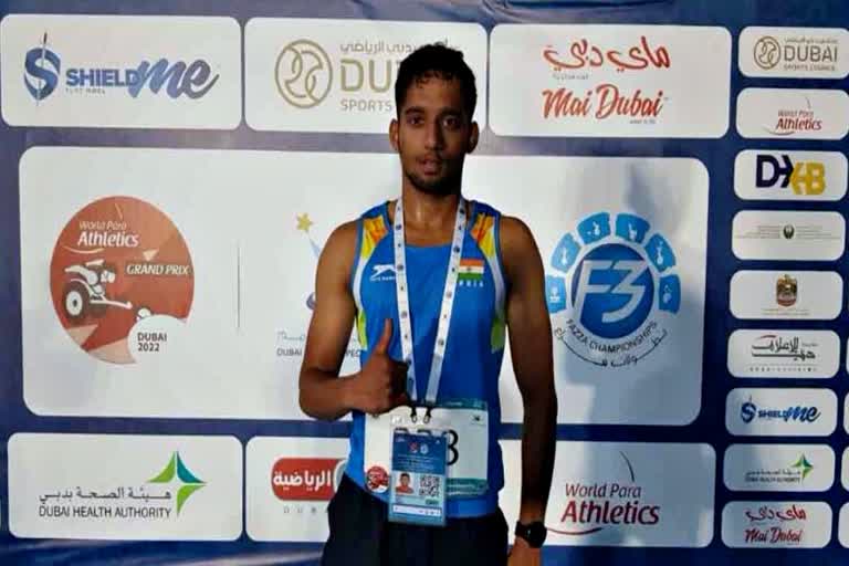 Indian Para Athlete  Indian para athletes  Para Athletics  Paralympics  Sports news  Para Sprinter Prashant Desai  Sports News  धावक प्रणव प्रशांत देसाई  दुबई वर्ल्ड पैरा एथलेटिक्स ग्रां प्री