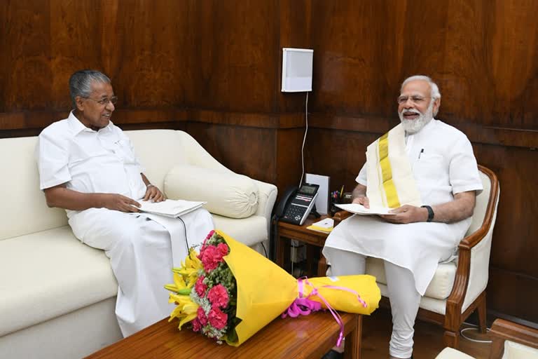 Pinaray Vijayan And Narendra Modi meet  Pinaray Vijayan After PM Meet  K Rail Kerala Chief minister Meet Narendra Modi  കെ റെയില്‍ മുഖ്യമന്ത്രി പ്രധാനമന്ത്രിയെ കണ്ടു  കെ റെയിലിന് കേന്ദ്രാനുമതിക്കായി സംസ്ഥാന സര്‍ക്കാര്‍  മുഖ്യമന്ത്രിയും പ്രധാനമന്ത്രിയും കൂടിക്കാഴ്ച നടത്തി