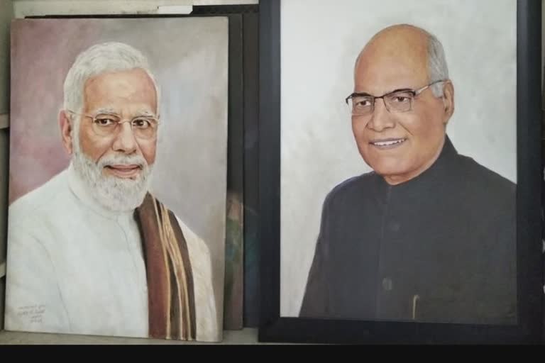 Ramnath Kovind visit Jamnagar: જામનગરના ચિત્રકારે રાષ્ટ્રપતિનું ચિત્ર બનાવ્યું જે રાષ્ટ્રપતિને ભેટમાં આપશે