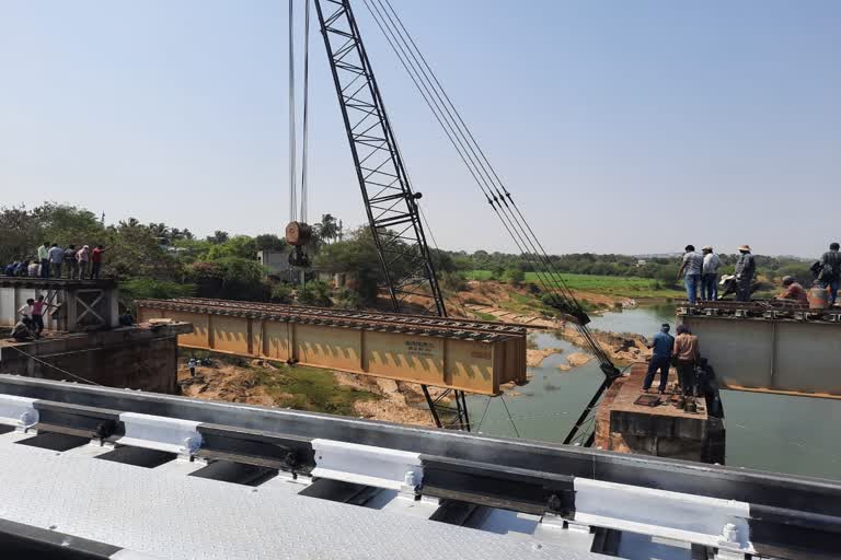 railway track doubling work