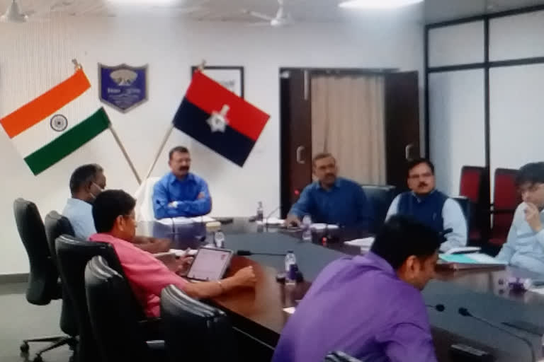 बिहार पुलिस मुख्यालय में अंतर प्रभागीय समन्वय समिति की बैठक
