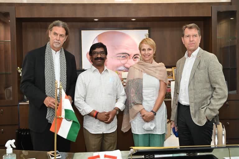 German Ambassador Walter J Lindner meets Chief Minister