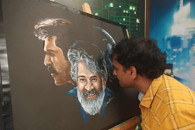 nose artist wishes to RRR Movie team in a different way