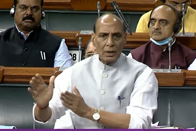 defence minister reply in lok sabha