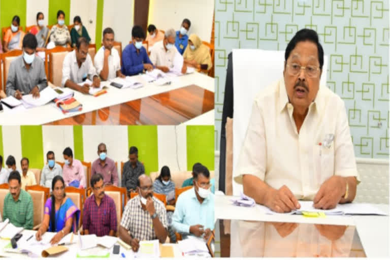 MINISTER DURAIMURUGAN REVIEW MEETING