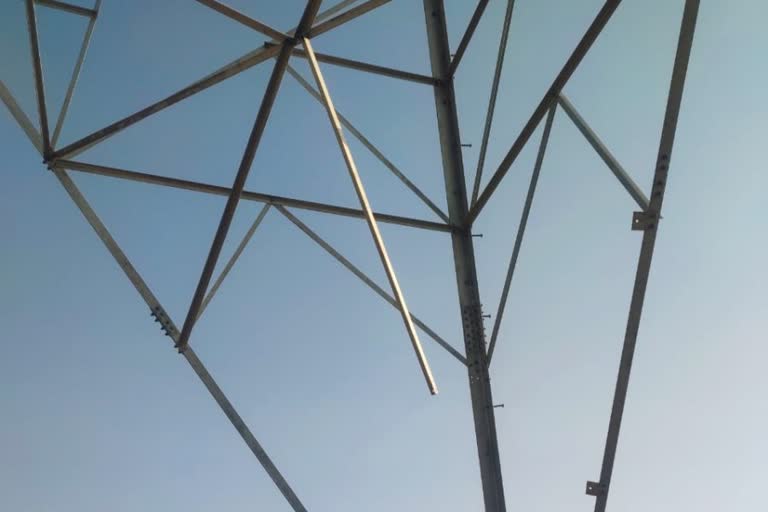 high tension tower in Rewari