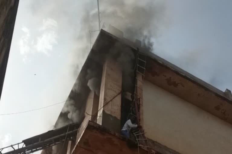 fire broke out in bsnl office bharatpur