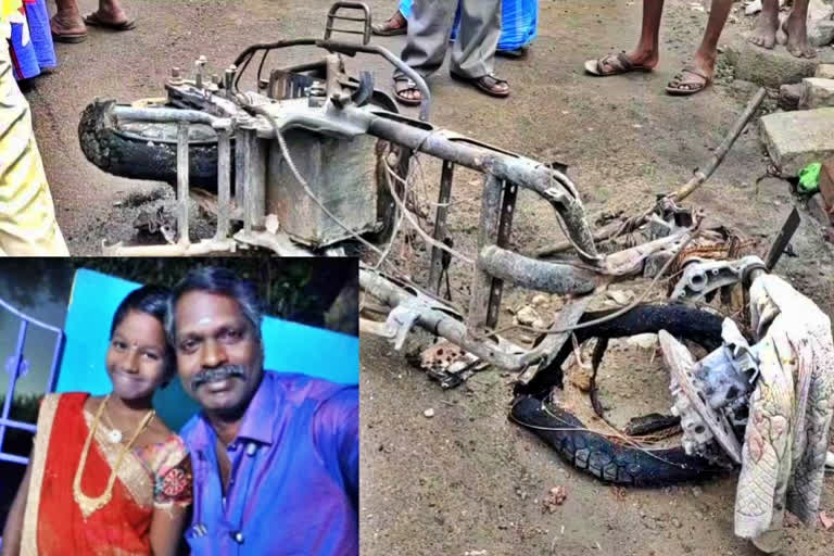 At midnight the bike suddenly exploded with fire and poisonous fumes spread all over their home. Both the father and daughter reportedly died inside the home due to suffocation.