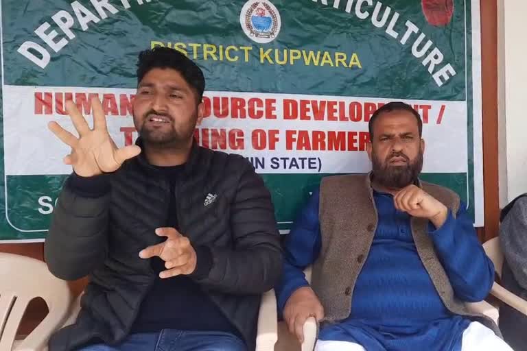 Horticulture Dept organized Training Camp in Handwara: ہندوارہ میں کسانوں کے لیے تربیتی پروگرام